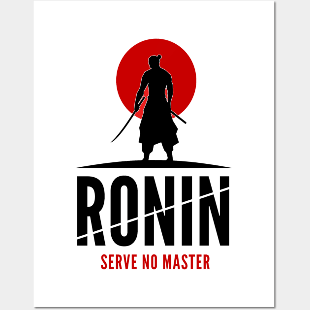 RONIN Wall Art by Rules of the mind